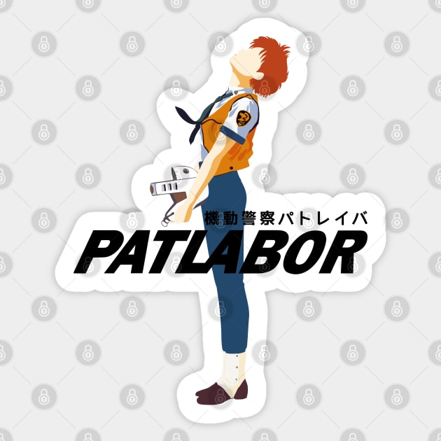 mobile police patlabor - noa izumi Sticker by Realthereds